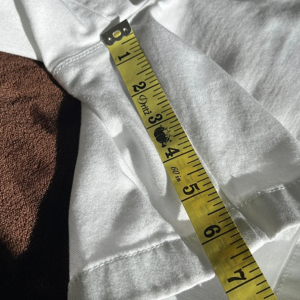 J. Crew 7” Inseam Shorts 34 Women’s White Preppy Casual‎